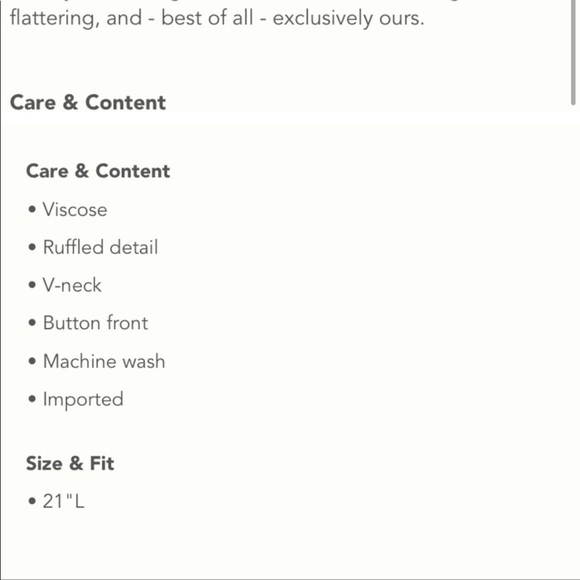 Anthropologie NWT Maeve Ashlee Ruffled Blouse Size 6. - Picture 5 of 9